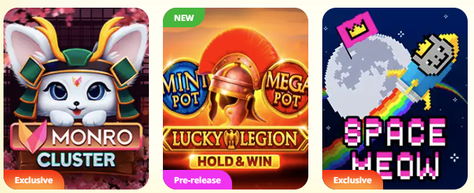 Monro Casino Spiele